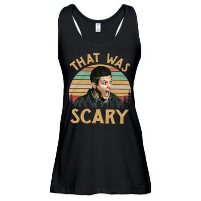That Was Scary Dean Winchester Meme Funny Ladies Essential Flowy Tank