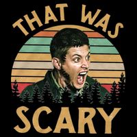 That Was Scary Dean Winchester Meme Funny 16 in Basic Backpack