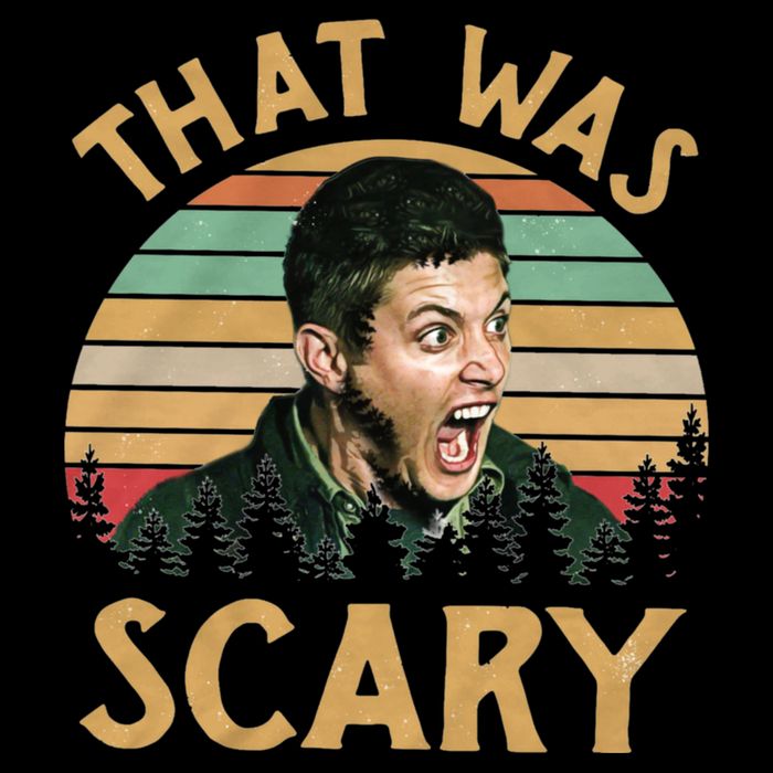 That Was Scary Dean Winchester Meme Funny 16 in Basic Backpack