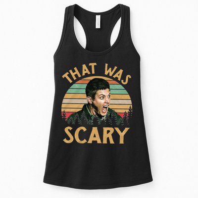 That Was Scary Dean Winchester Meme Funny Womens Tank Top