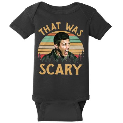 That Was Scary Dean Winchester Meme Funny Baby Bodysuit