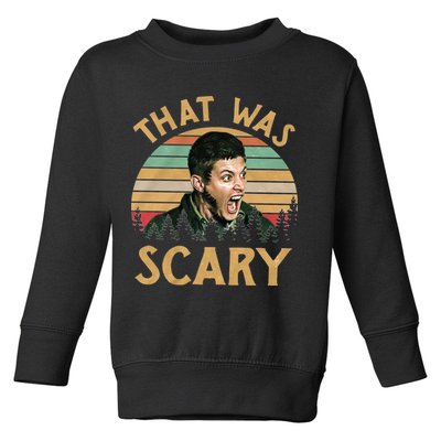 That Was Scary Dean Winchester Meme Funny Toddler Sweatshirt