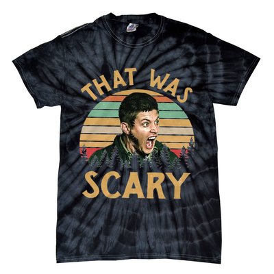 That Was Scary Dean Winchester Meme Funny Tie-Dye T-Shirt