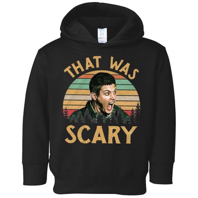 That Was Scary Dean Winchester Meme Funny Toddler Hoodie