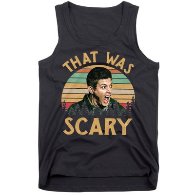That Was Scary Dean Winchester Meme Funny Tank Top