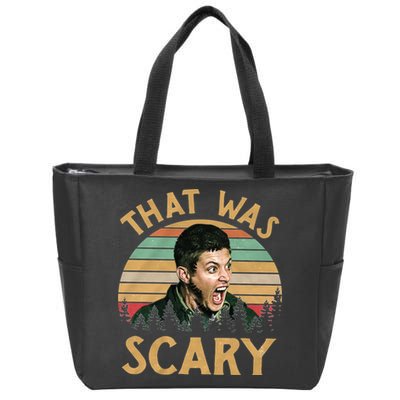 That Was Scary Dean Winchester Meme Funny Zip Tote Bag