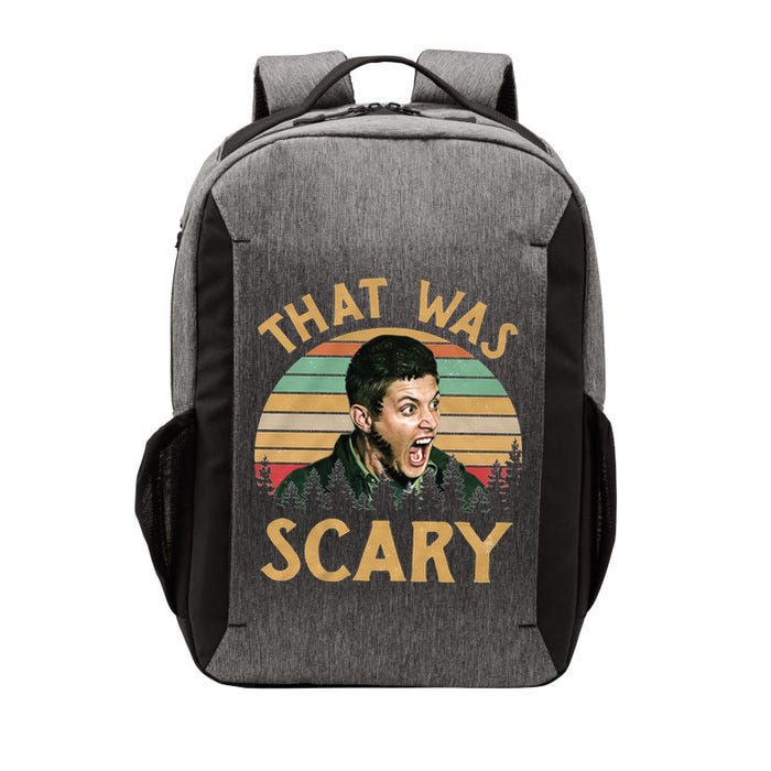 That Was Scary Dean Winchester Meme Funny Vector Backpack
