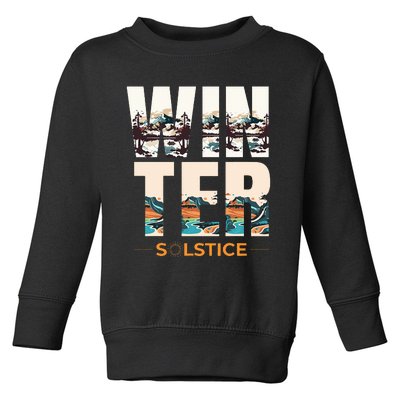 The Winter Solstice Yule  Toddler Sweatshirt