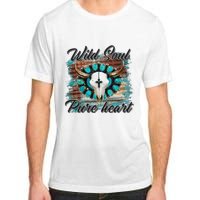 Turquoise Wild Soul Pure Heart Country Rodeo Cowgirl Western Adult ChromaSoft Performance T-Shirt