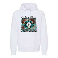 Turquoise Wild Soul Pure Heart Country Rodeo Cowgirl Western Premium Hoodie