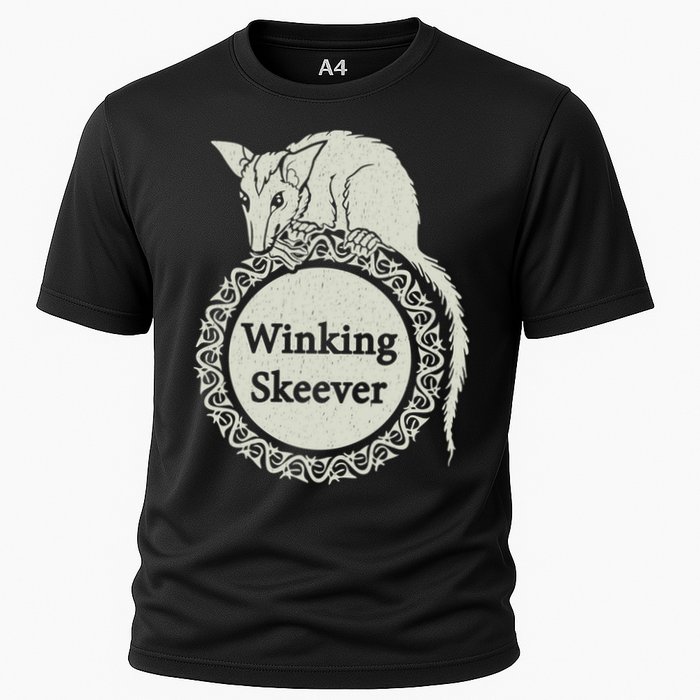 The Winking Skeever Premium Cooling Performance Crew T-Shirt