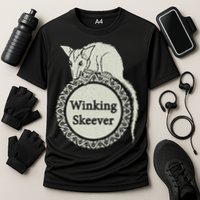 The Winking Skeever Premium Cooling Performance Crew T-Shirt