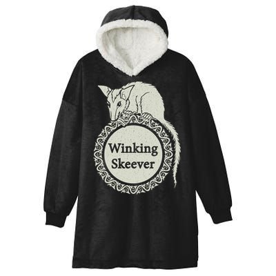 The Winking Skeever Premium Hooded Wearable Blanket