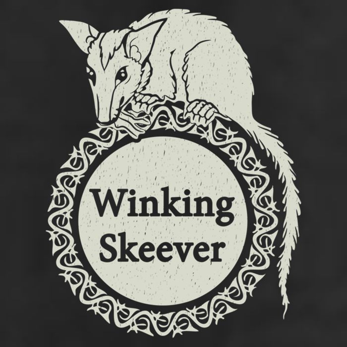 The Winking Skeever Premium 11oz C Handle Ceramic Mug