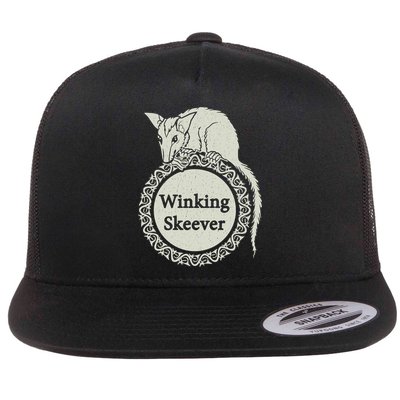 The Winking Skeever Premium Flatbill Hat