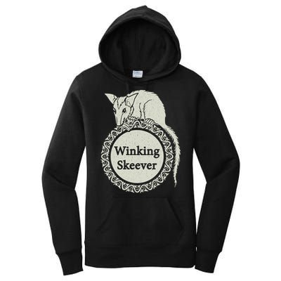 The Winking Skeever Premium Women's Pullover Hoodie