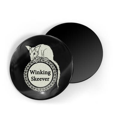 The Winking Skeever Premium Magnet