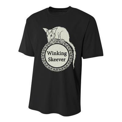 The Winking Skeever Premium Youth Performance Sprint T-Shirt