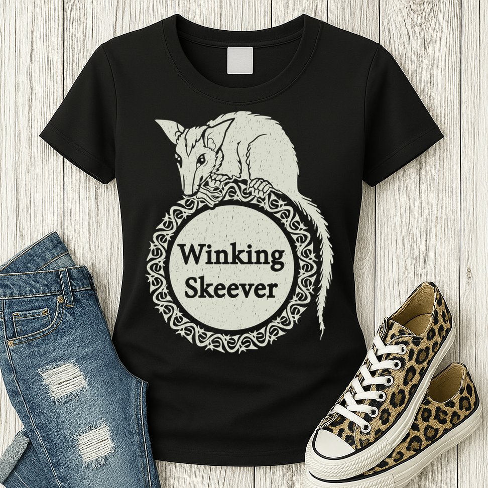 The Winking Skeever Premium Womens T-Shirt