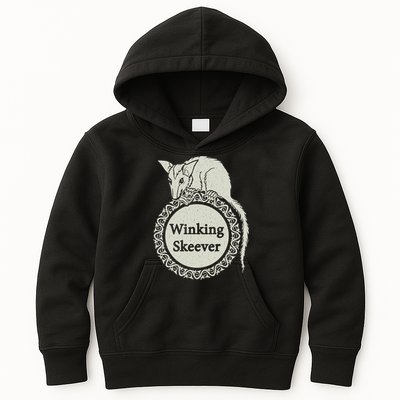 The Winking Skeever Premium Kids Hoodie