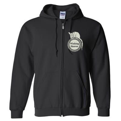 The Winking Skeever Premium Full Zip Hoodie