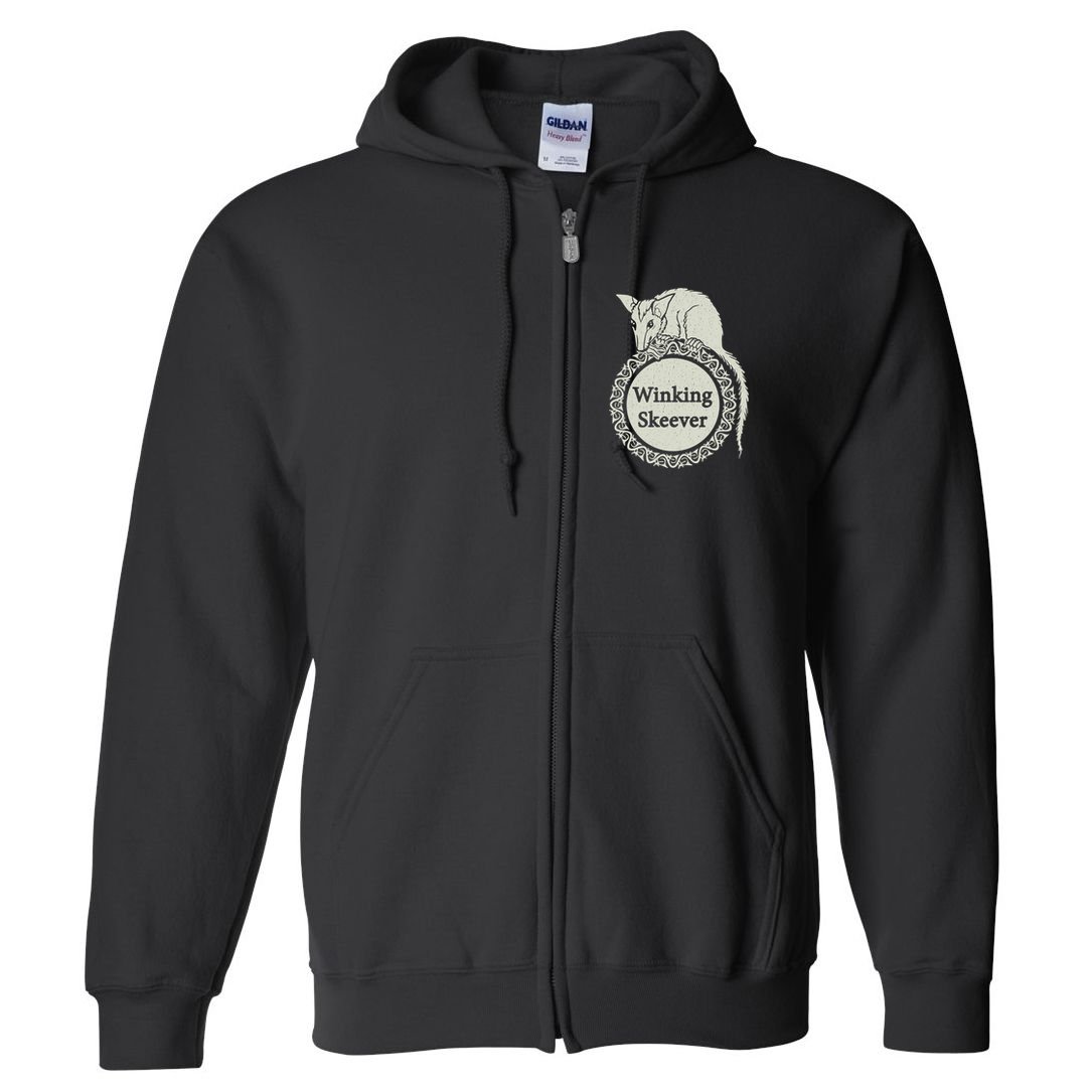 The Winking Skeever Premium Full Zip Hoodie