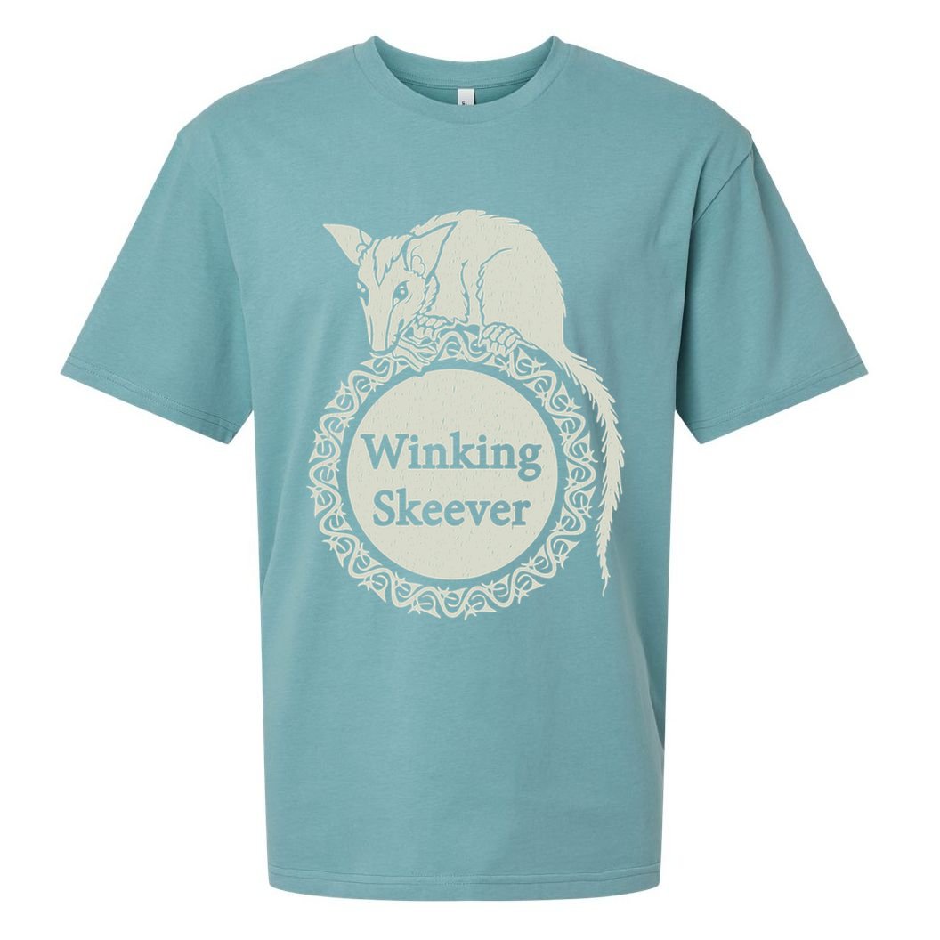 The Winking Skeever Premium Sueded Cloud Jersey T-Shirt