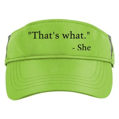 That’s What She Adult Drive Performance Visor