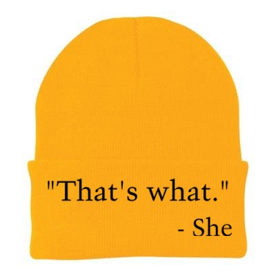 That’s What She Knit Cap Winter Beanie