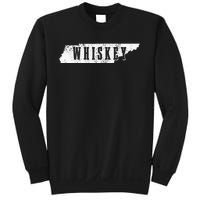 Tennessee Whiskey State Map Bourbon Whisky Vintage Sweatshirt