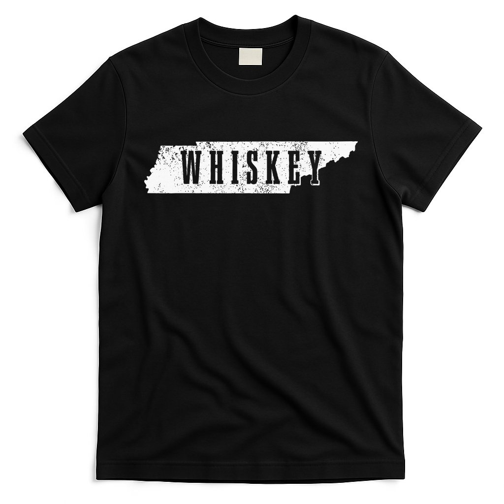 Tennessee Whiskey State Map Bourbon Whisky Vintage T-Shirt