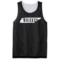 Tennessee Whiskey State Map Bourbon Whisky Vintage Mesh Reversible Basketball Jersey Tank