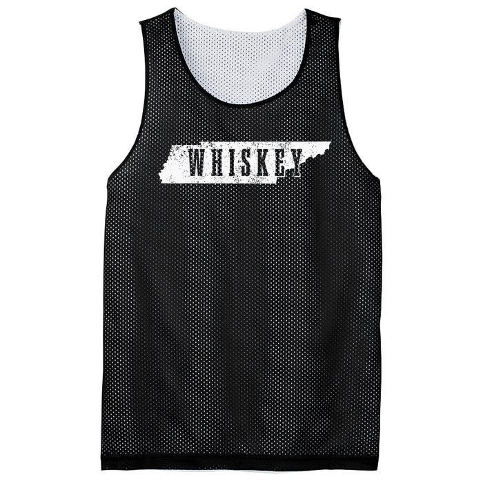 Tennessee Whiskey State Map Bourbon Whisky Vintage Mesh Reversible Basketball Jersey Tank