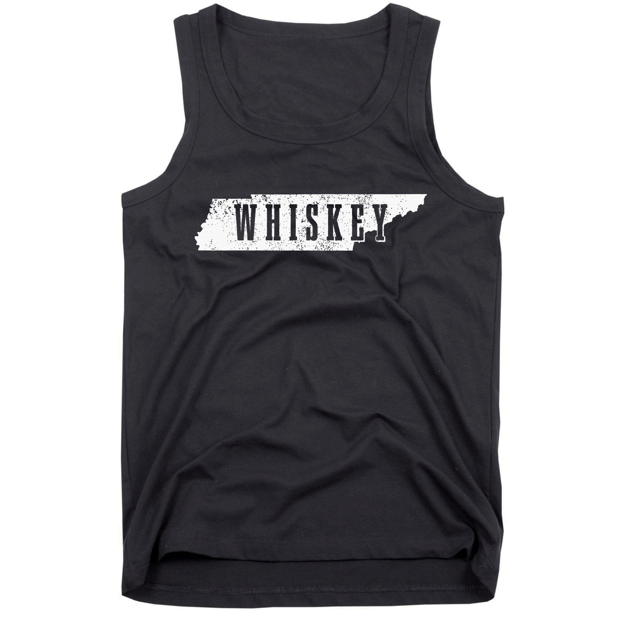 Tennessee Whiskey State Map Bourbon Whisky Vintage Tank Top