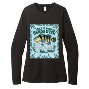 Tugging Worms & Swallowing Humor Womens CVC Long Sleeve Shirt