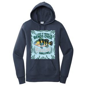 Tugging Worms & Swallowing Humor Women's Pullover Hoodie