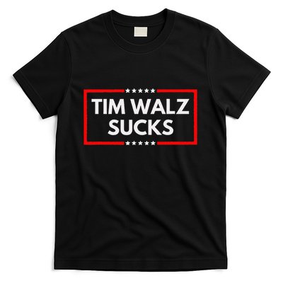 Tim Walz Sucks Funny Presidential Election 2024 Anti Liberal T-Shirt