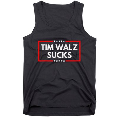 Tim Walz Sucks Funny Presidential Election 2024 Anti Liberal Tank Top