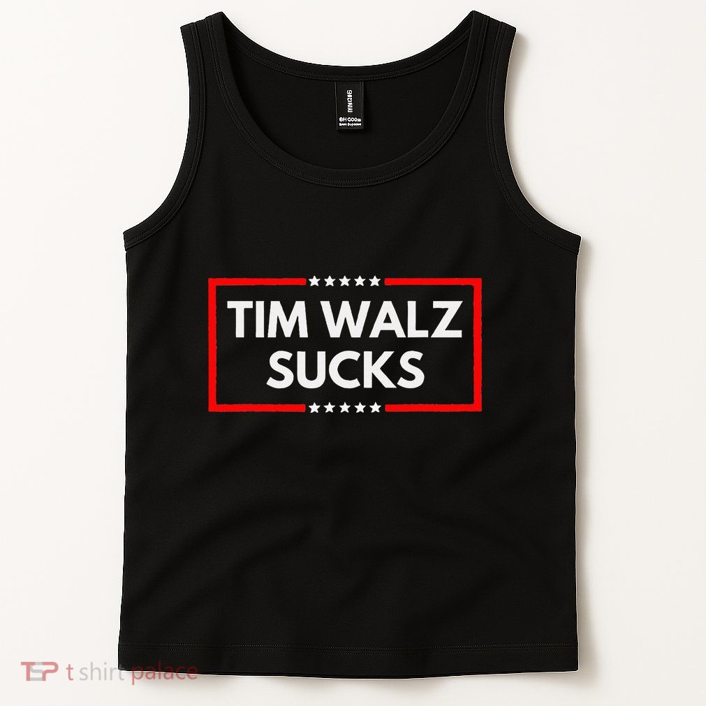 Tim Walz Sucks Funny Presidential Election 2024 Anti Liberal Tank Top