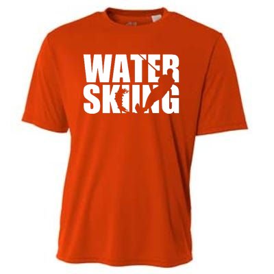 The Water Skiing Silhouette Design Cooling Performance Crew T-Shirt