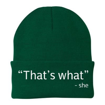 ThatS What She Said Funny Workplace Office Knit Cap Winter Beanie