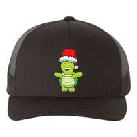 Turtle With Santa Hat Cute Turtle Christmas Yupoong Adult 5-Panel Trucker Hat