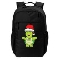 Turtle With Santa Hat Cute Turtle Christmas Daily Commute Backpack