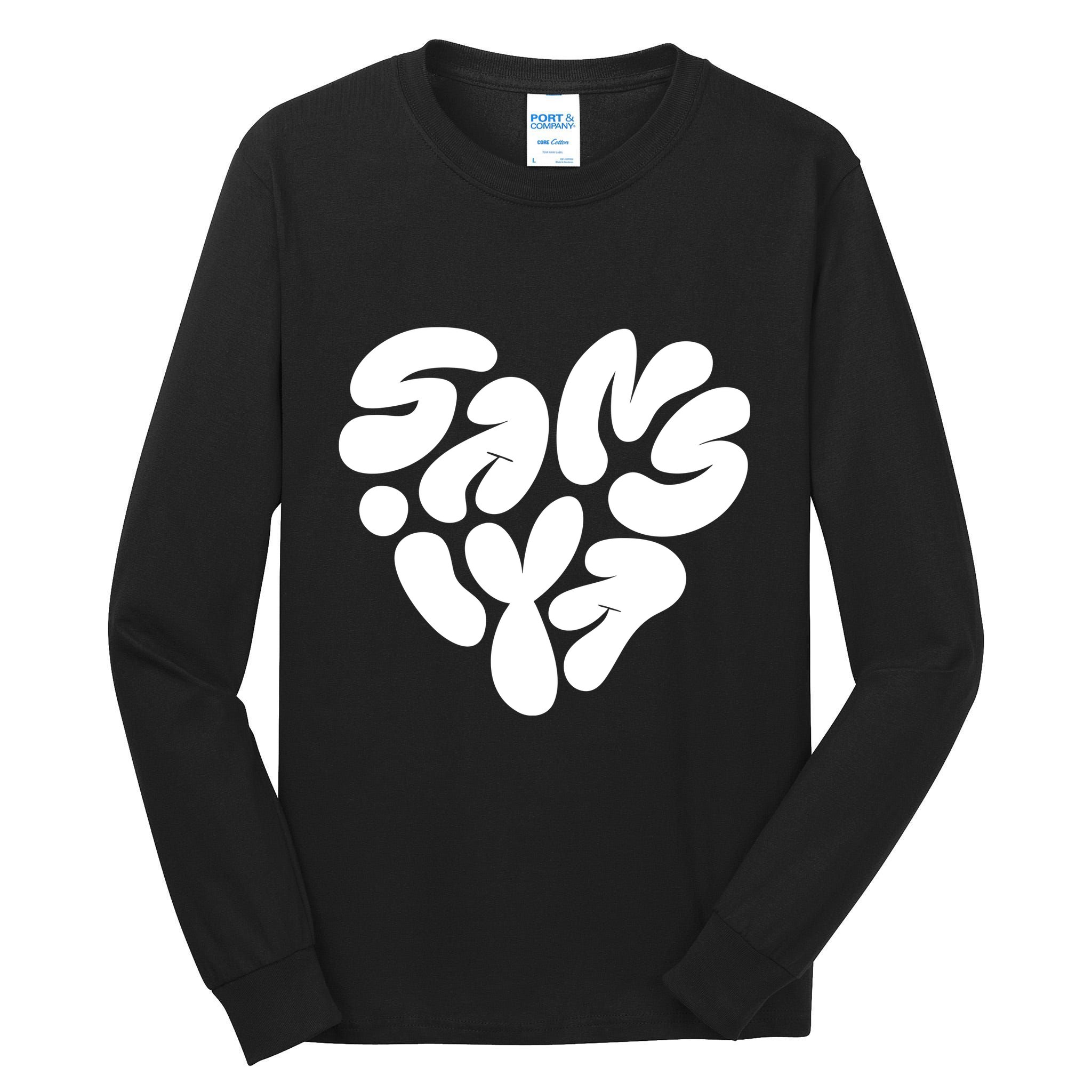 Thegrefg Wearing Saiyans CorazóN Saiyans V.2 Tall Long Sleeve T-Shirt