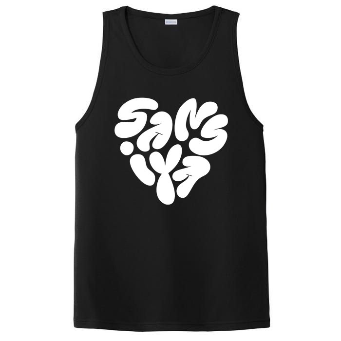 Thegrefg Wearing Saiyans CorazóN Saiyans V.2 PosiCharge Competitor Tank