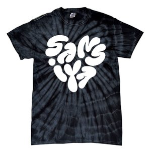 Thegrefg Wearing Saiyans CorazóN Saiyans V.2 Tie-Dye T-Shirt