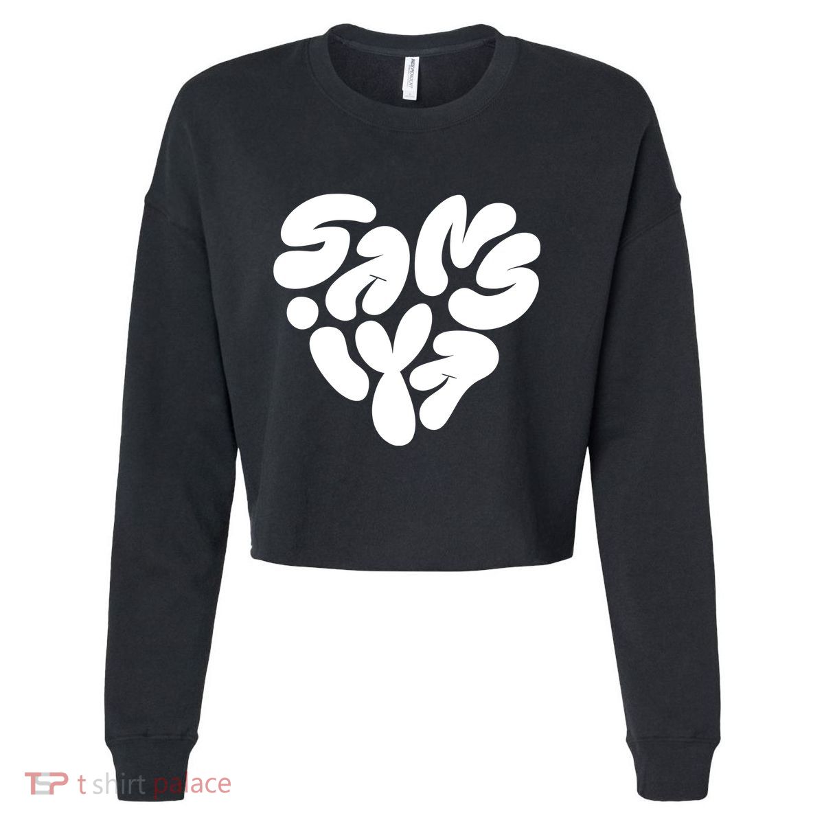 Thegrefg Wearing Saiyans CorazóN Saiyans V.2 Cropped Pullover Crew