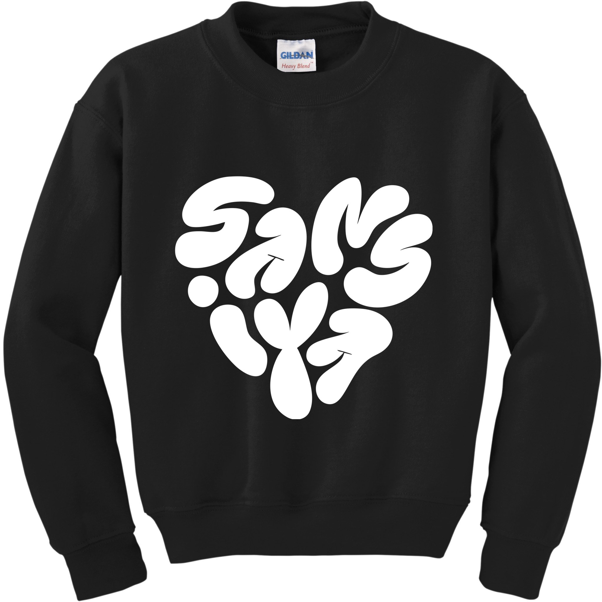 Thegrefg Wearing Saiyans CorazóN Saiyans V.2 Kids Sweatshirt