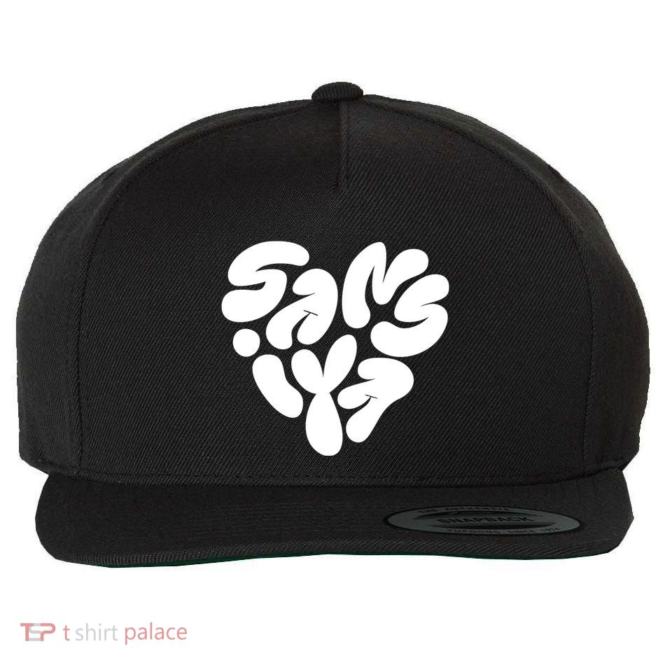Thegrefg Wearing Saiyans CorazóN Saiyans V.2 Wool Snapback Cap
