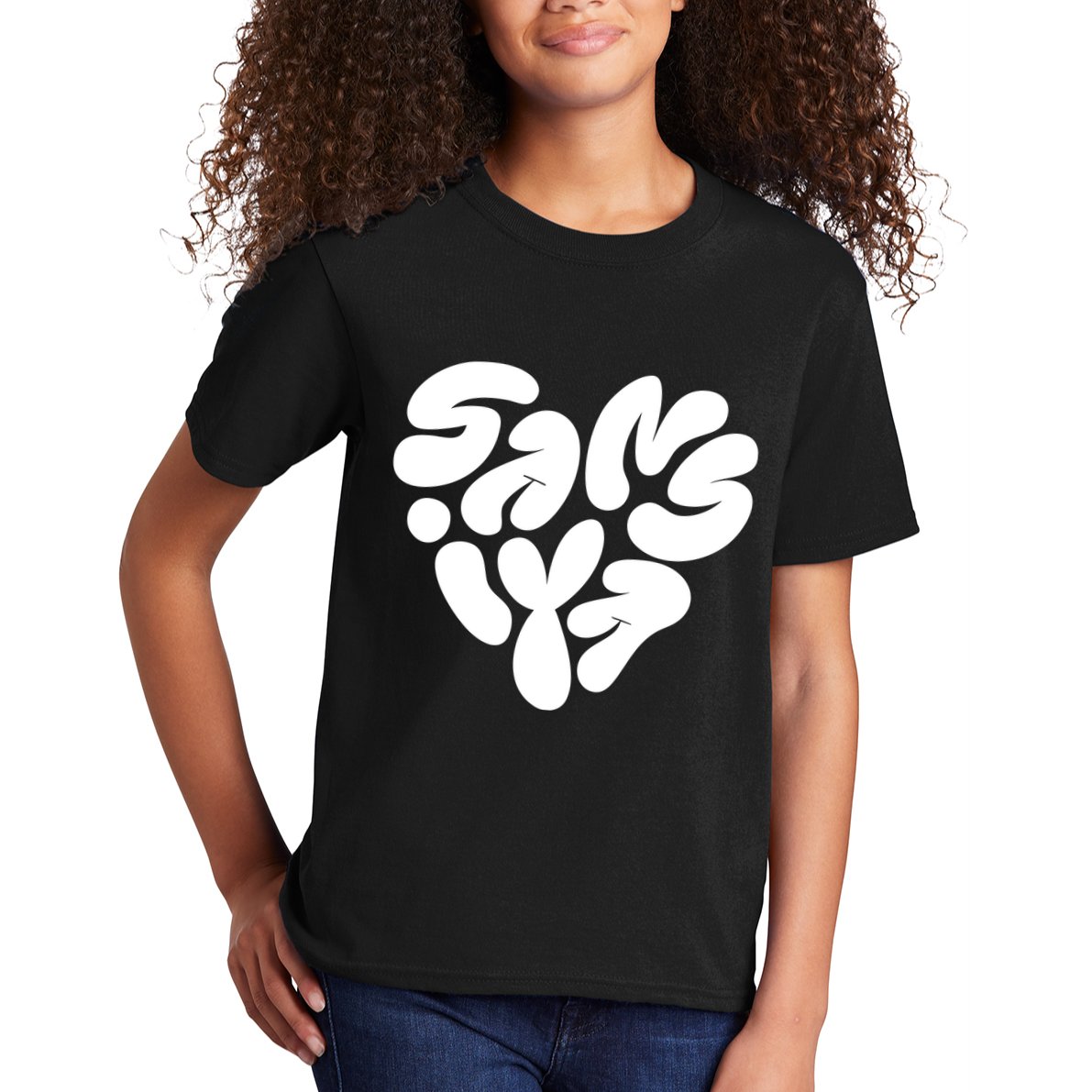Thegrefg Wearing Saiyans CorazóN Saiyans V.2 Kids T-Shirt